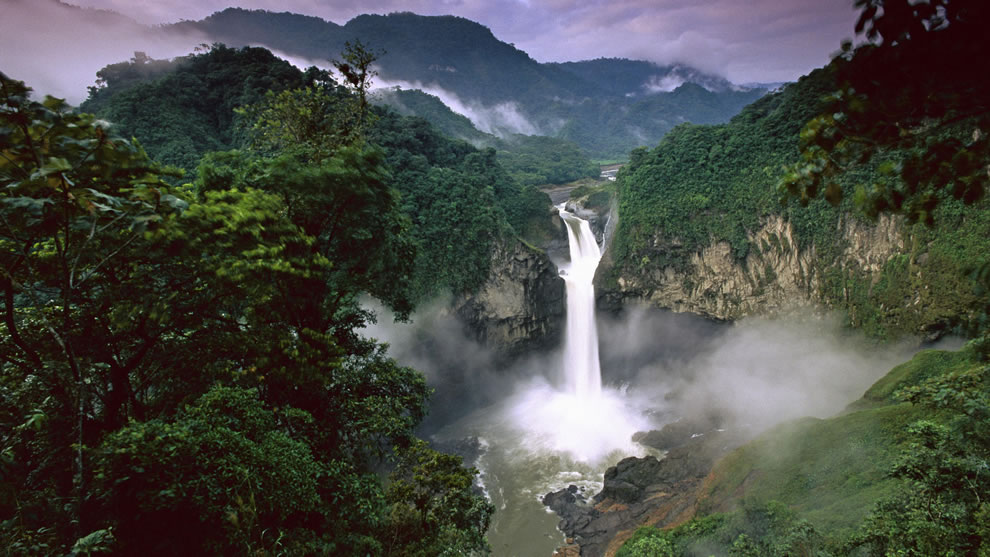 San Rafael Falls, Quijos River, Amazon, Ecuador