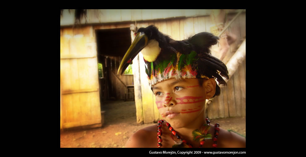 Ecuadorian Amazon rainforest, Kotococha tribe 'Wild Boy'